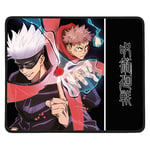 Konix Jujutsu Kaisen Tapis de Souris Gaming 32 x 27 cm - Base antidérapante - Motif Gojo et Yuji