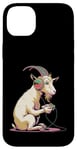 iPhone 14 Plus Goat Stuffed Animal Goat Costume Kids Headphones Video Game Case