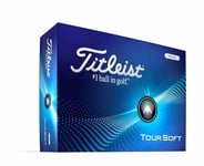 Titleist 2024 Tour Soft White - Personligt tryck (3 dussin)