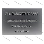 17" Dell XPS 17 9700 precision 5750 UHD 4K LCD Touch Screen Top Assembly Silver