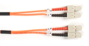 Black box BLACK BOX PREMIUM OM1 62.5/125 MULTIMODE FIBER OPTIC PATCH CABLE - LSZH, SC-SC, ORANGE, 10-M (32.8-FT.) (EFE075-010M)