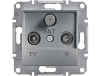 Schneider Electric R-Tv-Sat Socket. Asphor End Without Frame Steel (Eph3500162)