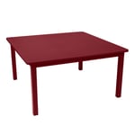 Fermob - Craft Table 143 cm Chili 43 - Matbord utomhus - Röd - Metall