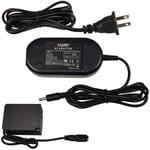 Kit AC Power Adapter and DC Coupler for Panasonic Lumix DMC-FZ200 DMC-FZ300