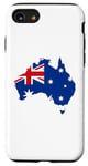 iPhone SE (2020) / 7 / 8 Australia Down Under Classic Australian Flag Map Gift Case