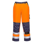 Portwest Roubaix Hi-Vis Trousers, colorOrNa talla XXL TX51ONRXXL