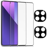 2-Pack Xiaomi Redmi Note 14 Pro Plus Skärmskydd & 2-Pack linsskydd - Härdat Glas 9H - Super kvalitet 3D