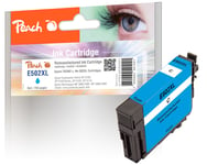 Kompatibel med Peach Epson WorkForce WF-2865 DWF bläckpatron, 8ml, Cyan