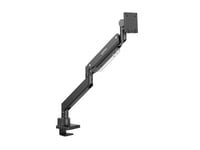 Manhattan Tv &Amp  Monitor Mount, Desk, Full Motion (Gas Spring), Screen Sizes: 13-42&Quot , Black, C-Clamp Or Grommet Assembly, Vesa 75X75 To 200X200mm, Max Flat/27Kg Curved/22Kg