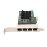 PCIe X1 -verkkokortti Professional Plug and Play 4-porttinen PCIe Gigabit Ethernet -palvelinsovitin PC-pöytätietokoneeseen