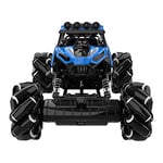 CMJ RC Cars Rechargeable 4wd Radio Remote Control RC Car Buggy Off Road Drift Left Right Car USB 1:16 (Blue)