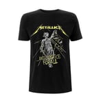 METALLICA - AND JUSTICE FOR ALL TRACKS BLACK T-Shirt, Front & Back Print X-Large