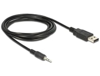 Delock Cable USB TTL male > 2.5 mm 3 pin stereo jack male 1.8 m (3.3 V) - seriell adapter - USB