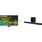 Samsung 55" QN90D – 4K Neo QLED TV + HW-Q700D 3.1.2 Dolby Atmos Soundbar -tuotepaketti
