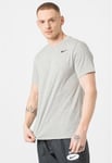 Nike Mens Training Dri-FIT T-shirt in Grey Jersey - Size Medium