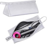 Kyrio Waterproof Hair Dryer Storage Bag Compatible with Dyson Supersonic Dryer Travel Portable Storage Bag Organizer Portable Dustproof Storage Bag Travel Case (Silver)