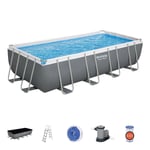 Bestway 18f Power Steel Swimming Pool Set, Above Ground Pool