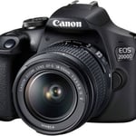 Canon EOS 2000D Digital Camera  Kit (18-55 IS II)