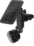 Support De Gouttière Réglable Pour Arlo/Reolink Cam, Caméra Et Panneau Solaire Avec Port De Vis Standard 1/4, Support Extérieur Accessoires Support Mural (Noir)[One142397]