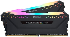 CORSAIR VENGEANCE RGB PRO 32GB (2x16GB) DDR4 3600 (PC4-28800) C18 Desktop Memory