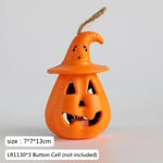 Halloween led-valot riippuvat koristeet festivaalibaari Koti yövalo Halloween-juhlasisustus rekvisiitta pieni öljylamppu lyhty