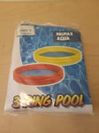 3 Ring Crystal Blue Paddling Pool Kids Swimming Pool Childrens Play Pool