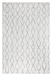 andiamo Bolonia Tapis Moderne en polypropylène certifié Öko-Tex 100 Gris Ornement 133 x 190 cm