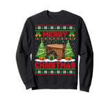 Xmas Tree Ugly Style Santa Musical Marimba Christmas Sweatshirt