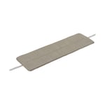 Muuto Linear Steel Bench Pad benkepute 110x32,5 cm Light grey