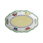 Villeroy & Boch French Garden Fleurence Plat à accompagnements, Porcelaine Premium, Blanc/Multicolore