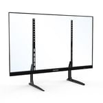 GRIFEMA Pied TV Universel pour Téléviseurs 22"-65", Hauteur Ajustable, Supporte Jusqu'à 50kg, VESA Max 800x400mm, Montage Facile - Noir