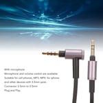 Headphone Upgrade Cable 3.5mm To 3.5mm Headphone Cable With Microphone