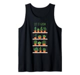 Let It Grow | Indoor Herb Garden Urban Style 4 Plant Lovers Tank Top