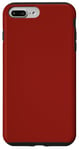 Coque pour iPhone 7 Plus/8 Plus Rouge bordeaux uni