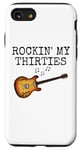 Coque pour iPhone SE (2020) / 7 / 8 Guitare électrique 30e anniversaire, guitariste de 30 ans