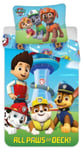 Lasten vuodevaatteet Paw Patrol, 100x135, 2 osaa