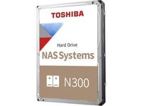 Toshiba N300 22tb Bulk 3.5" 7200r/min Sata 6.0 Gbit/s Hårddisk