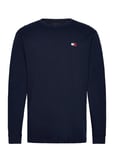 Tommy Jeans Tjm Reg Badge Ls Tee Marinblå