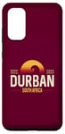 Coque pour Galaxy S20 Durban Afrique du Sud | Durban Afrique du Sud Retro Wave