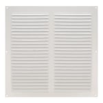 Amig - Grille de ventilation carrée en Aluminium | Grilles d'aération pour sortie d'air | Idéal pour plafond de cuisine et de salle de bain | Dimensions : 300 x 300 mm | Couleur: Blanc