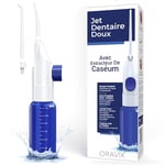 Oravix Jet Dentaire Portable, Hydropulseur Anti-Caseum, Hydropulseur Dentaire, Jet Dentaire de Voyage, Jet Dentaire sans Fil, Irrigateur Dentaire Efficace Contre la Mauvaise Haleine