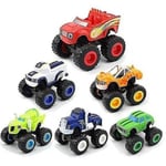 Den nya Blaze And The Monster Machines Leksaker, Blaze Vehicle Toys Presenter (6 st)