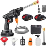 Cordless Power Washer - 6 in 1 Pressure - Bushless 2 battery 