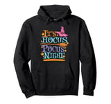 Halloween Hocus Pocus Night Witch Hat Pumpkin Pullover Hoodie