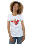 The Little Mermaid Sebastian Bubbles Cotton T-Shirt