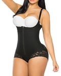 YIANNA Body Gainant Femme Ventre Plat Invisible Gaine Amincissante Sculptant Shapewear Bodysuit Fajas Colombianas Reductoras Noir,7200 Size M