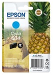 Genuine Epson 604 Cyan Pineapple Ink Cartridge XP-2205 XP-3200 XP-2200 Printer