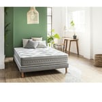 Matelas 140x190 cm somdream - 25 cm - 864 Ressorts ensachés - Tres Ferme - 7 zones - 100% Français - dreamair