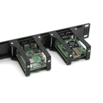 1U Rack Kit For 4 stk Raspberry Pi 4 plass til 4 stk Raspberry Pi 4