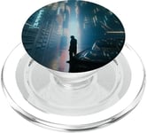 Collection graphique futuriste Cyberpunk City Detective PopSockets PopGrip pour MagSafe